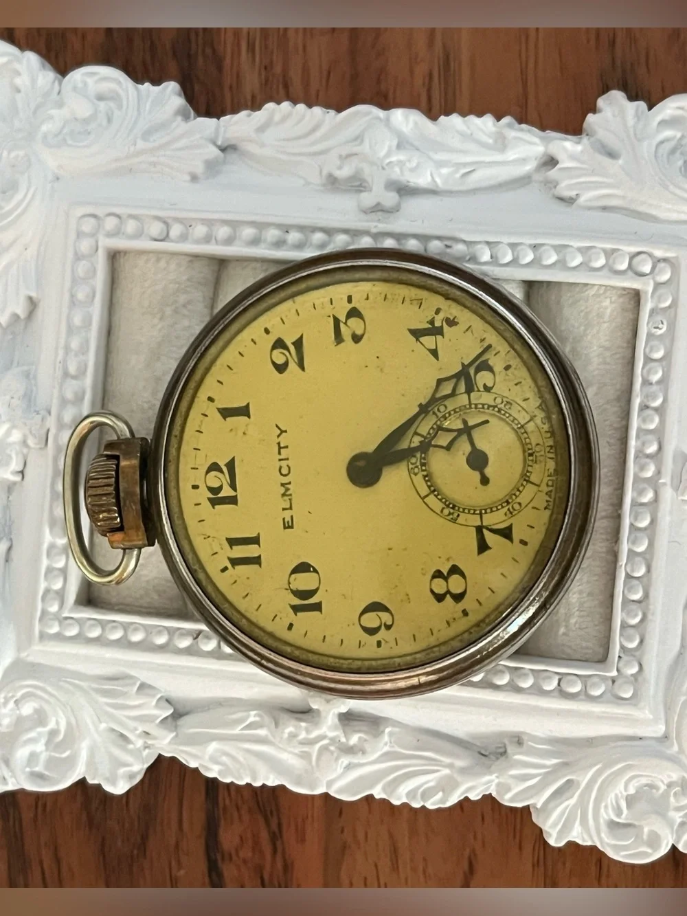Antique Elm City New Haven Pocket Watch American Runs